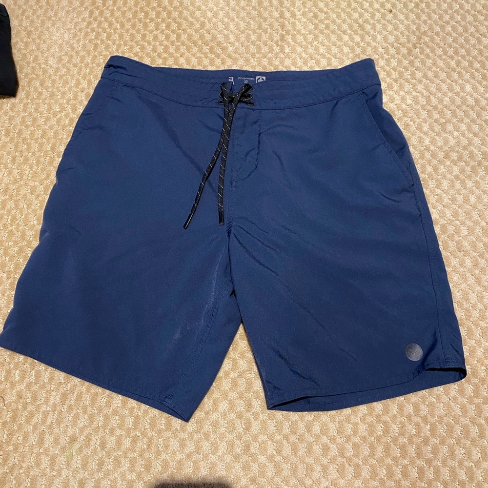 Outerknown men’s blue boarshorts size 33